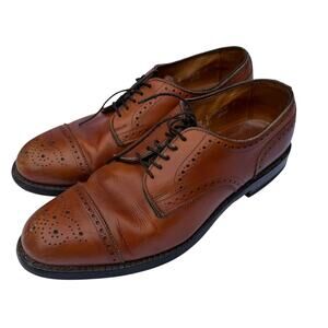 Allen Edmonds Lexington Cap Toe Oxford 10.5D Brown Dress Shoes